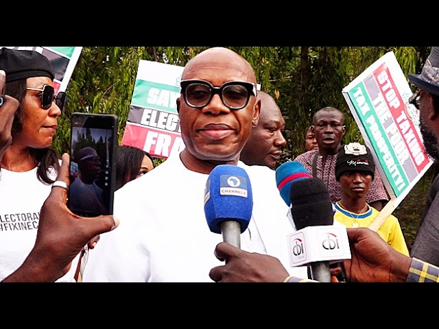 E-Transmission: Amaechi, Peter Obi join youths in occupying Parliament