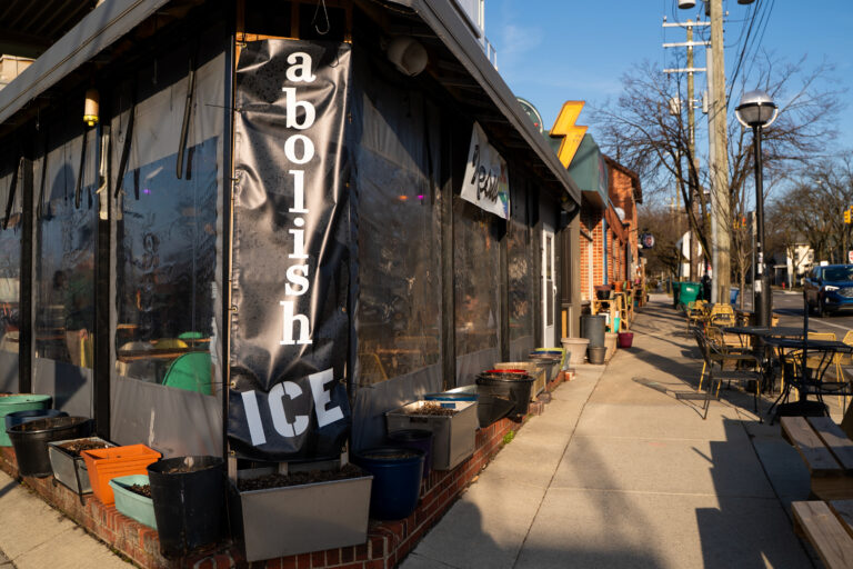 Ann Arbor Community Displays Anti-ICE Messages