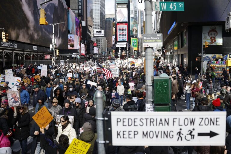 Iran and Migrants Fuel No-King Protests