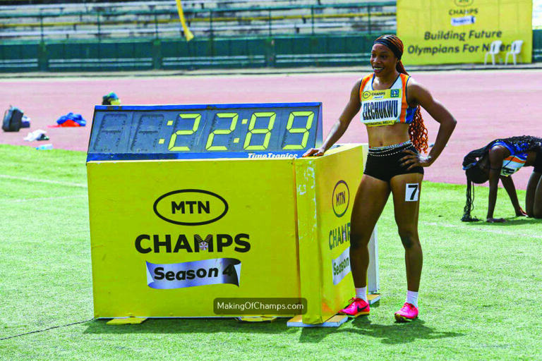 MTN CHAMPS Concludes with Ezechukwu Setting New African Outdoor Lead in 200m
