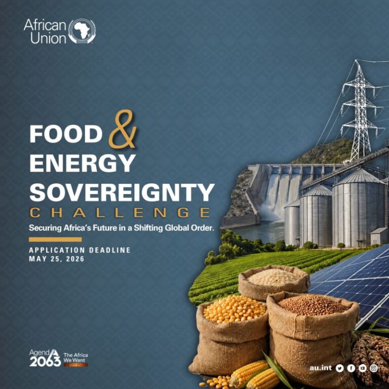 African Union Initiates 2026 Food and Energy Sovereignty Challenge for African Innovators