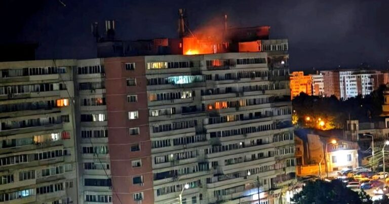 Drone Strikes Apartment Building in Romania Amid Ongoing Conflict in Ukraine
