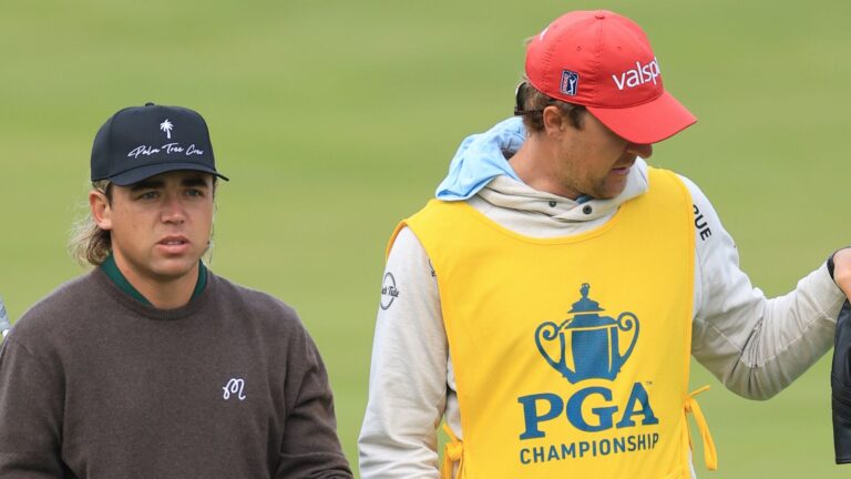 Garrick Higgo Penalized Two Shots for Late Arrival at PGA Championship Tee Time at Aronimink Golf Club