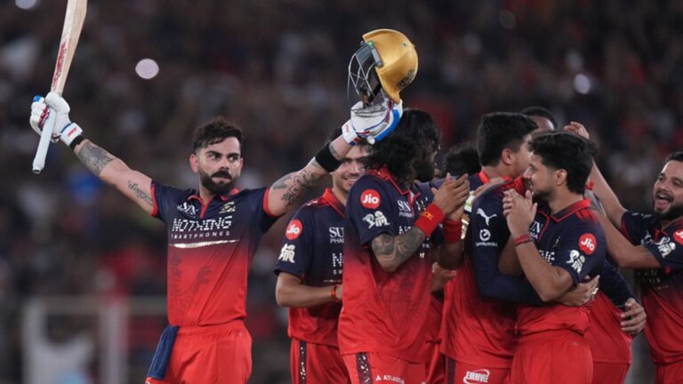 Royal Challengers Bangalore Secures IPL Title with 5-Wicket Victory Over Gujarat Titans, Highlighted by Virat Kohli’s Performance