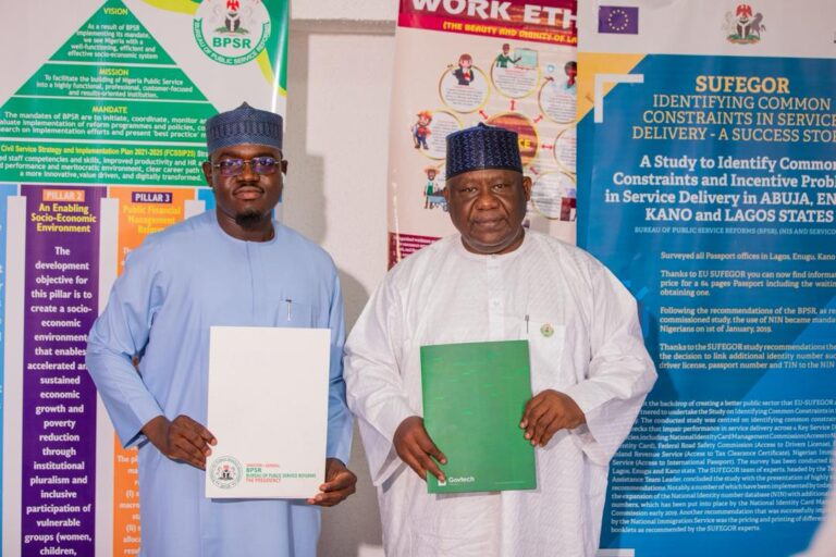 BPSR and Govtech Africa Establish Memorandum of Understanding to Enhance Federal Government Website and Digital Service Delivery