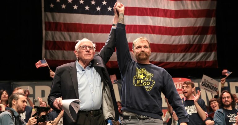 Bernie Sanders Supports Graham Platner Following Reports of Explicit Text Messages
