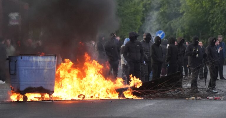 Escalating Violent Protests Against Immigration in Belfast Following Knife Attack