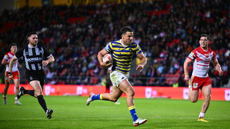 Euan Erwin Leads Remarkable Comeback for Warrington Wolves to Secure Top Position with Victory Over St Helens in Super League