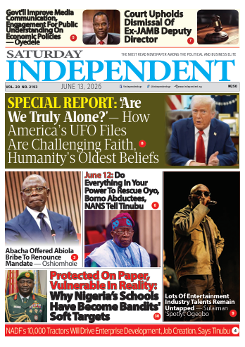 Highlights from the Nigerian Independent Newspaper – June 26, 2013