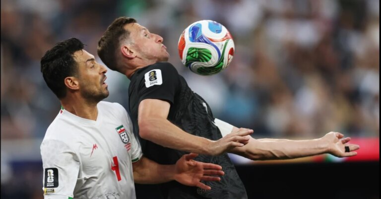 Irán y Nueva Zelanda ofrecen un emocionante partido con cuatro goles.