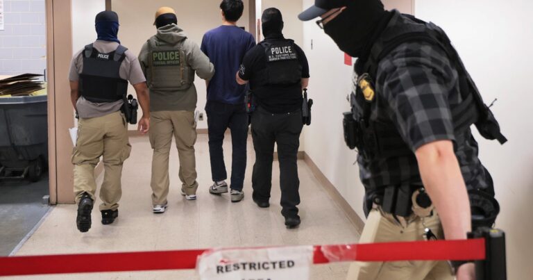 Judge Halts Trump Administration’s Plans to Arrest Immigrants in Court Settings