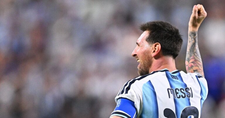 Messi Scores Hat-Trick in His Debut for Argentina’s National Team
