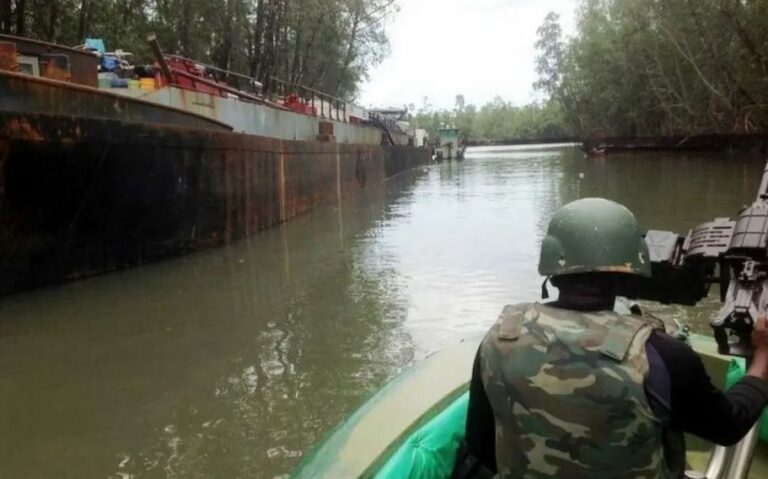 Nigerian Navy Discovers Unlawful Fuel Supply Network and Seizes 103,500 Liters of Diesel