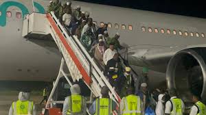 Ogun Plane Arrives at Gateway International Airport to Welcome 345 Returning Hajj Pilgrims
