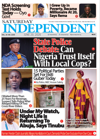 Top Articles of the Day – Nigeria Independent Newspaper (June 26, 2020)