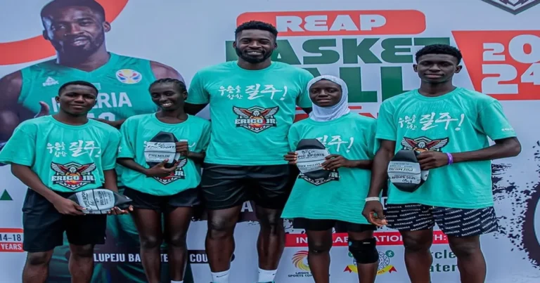 De Tigers Star Eric Hosts Elite Basketball Camp in Lagos