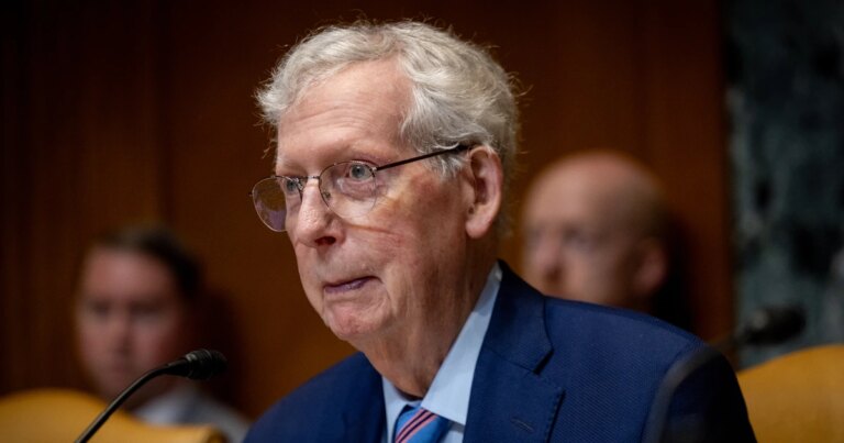 Mitch McConnell Reports Being Hospitalized After Falling and Losing Consciousness