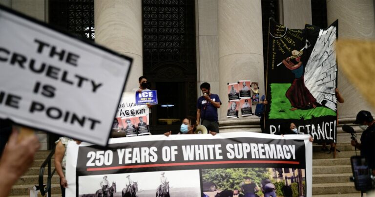 Protesters in New Haven Rally Against ICE Violence