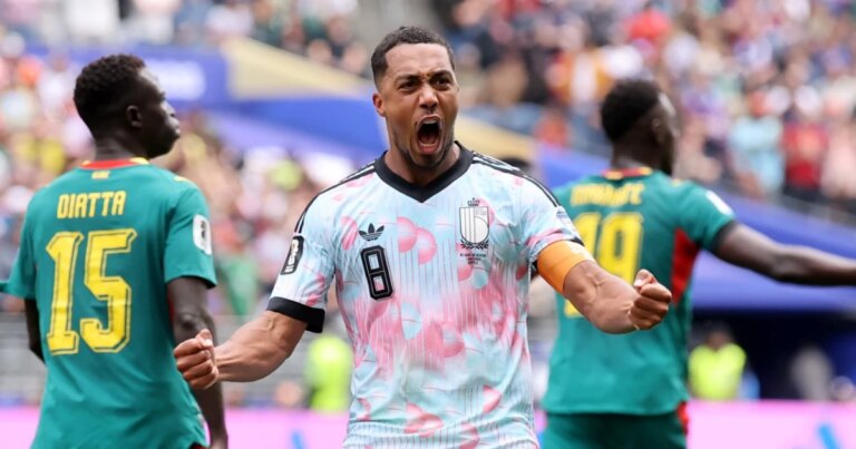 Youri Tielemans and Belgium Secure 2-2 Draw Against Senegal in Empata Match